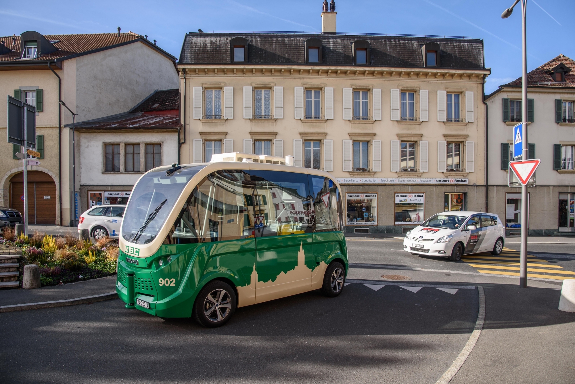 Les habitants de Cossonay devront encore attendre avant de se balader dans des véhicules sans chauffeur. 