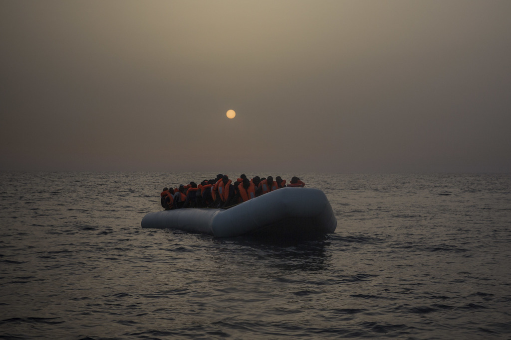 L'embarcation a été repérée par un avion de reconnaissance de Frontex, l'agence européenne de protection des Frontières. (photo d'illustration)