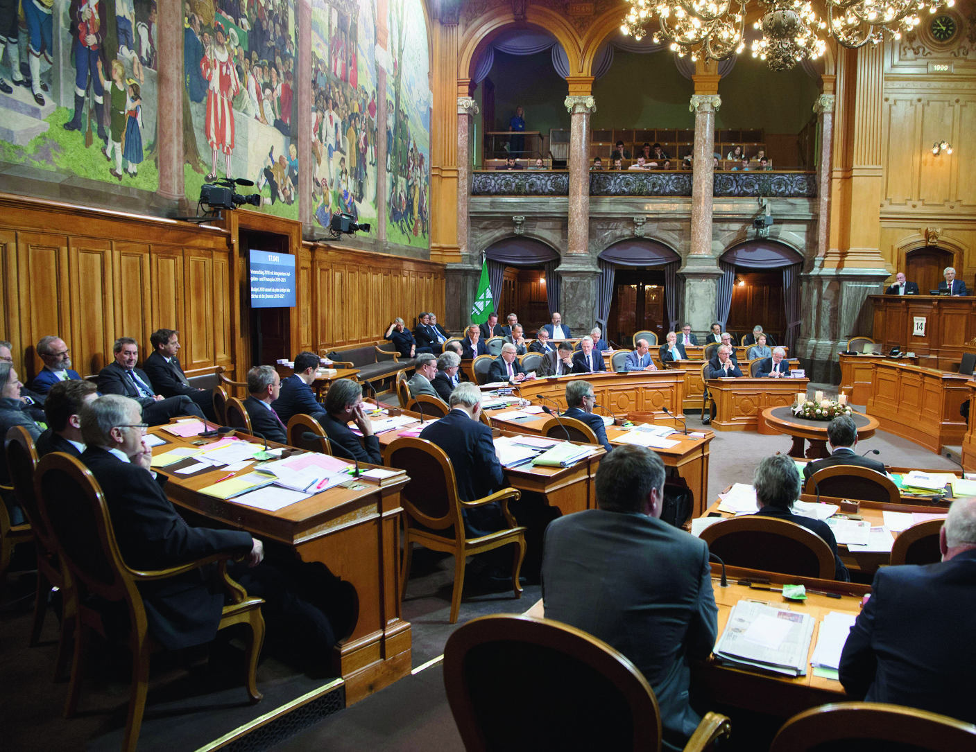 Staenderate debattieren an der Wintersession der Eidgenoessischen Raete, am Donnerstag, 14. Dezember 2017 im Staenderat in Bern. (KEYSTONE/Anthony Anex) SCHWEIZ WINTERSESSION