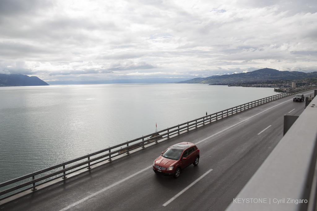 L'accident s'est produit entre le viaduc de Chillon et Villeneuve (illustration).