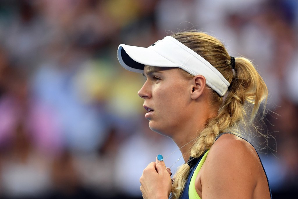 Caroline Wozniacki a cueilli le premier titre de sa carrière dans un tournoi du Grand Chelem.