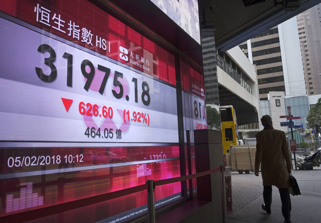 A Tokyo, l'indice Nikkei lâchait plus de 6% en début d'après-midi.