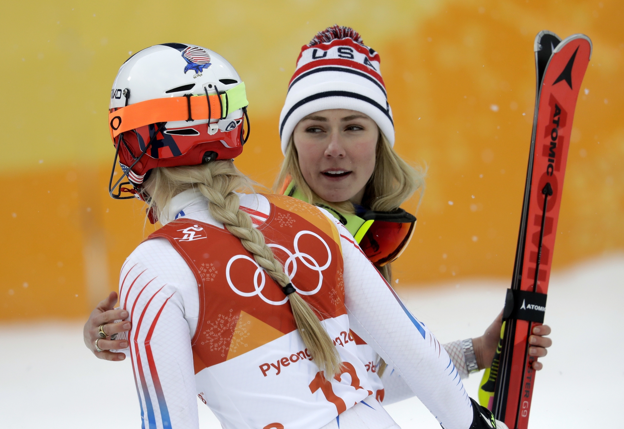 Lindsey Vonn, de dos, et Mikaela Shiffrin seront les deux grandes absentes sur le Haut-Plateau ce week-end.