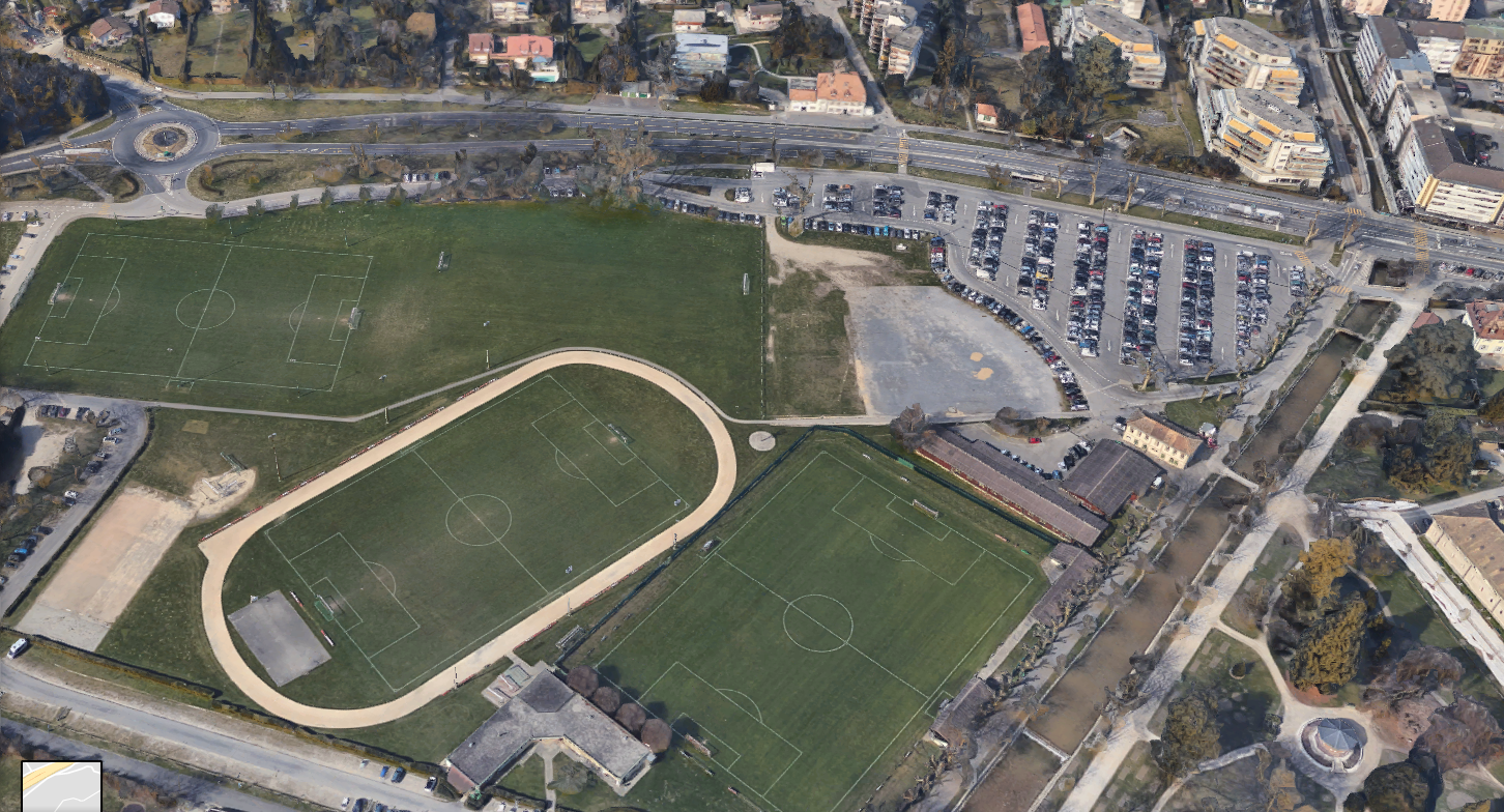 Les arbres ont été abattus au parc des Sports à Morges