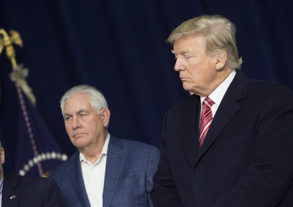 Le président américain Donald Trump a écarté mardi son secrétaire d'Etat Rex Tillerson.