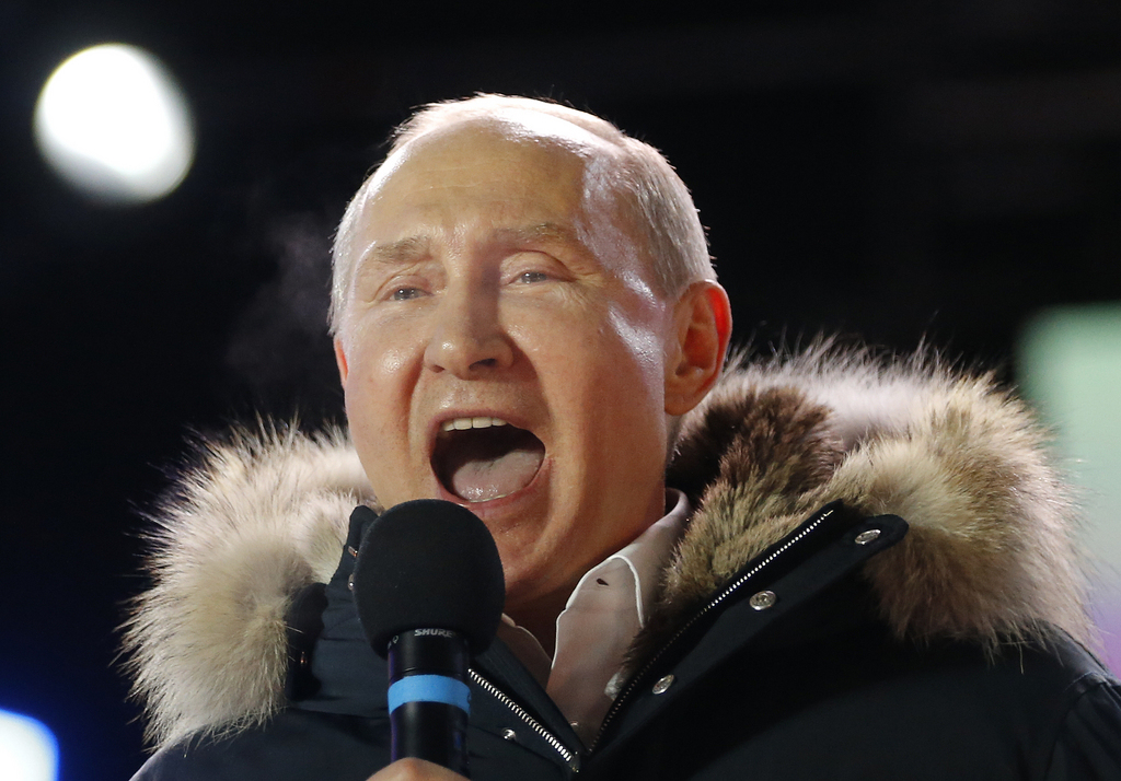 L'élection voit le président russe rester au pouvoir jusqu'en 2024.