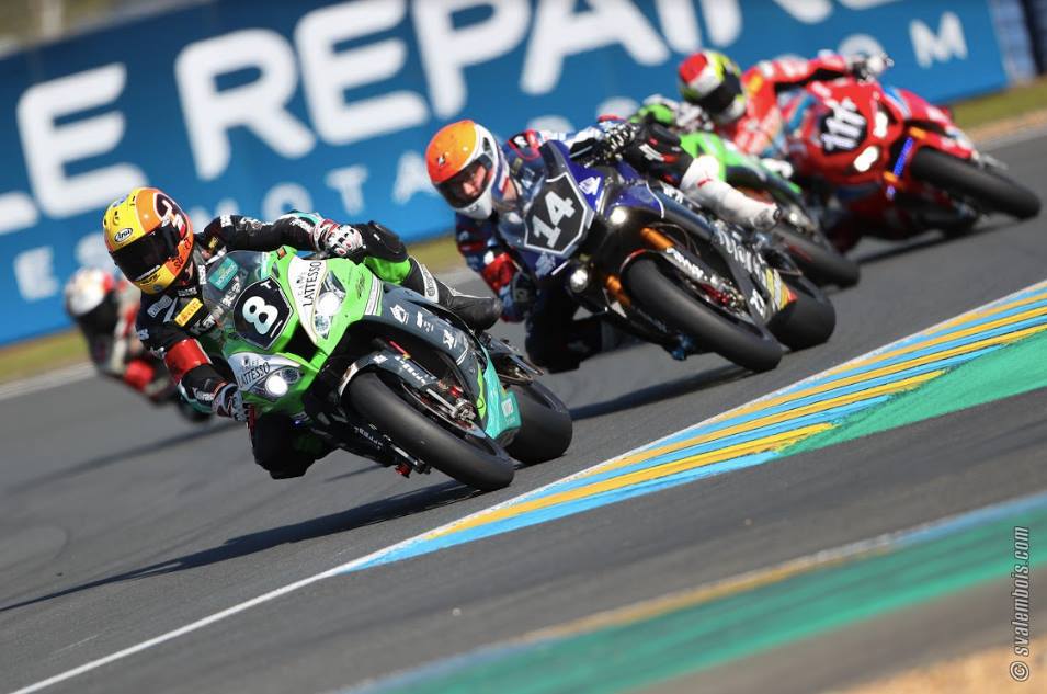 Sébastien Suchet (n° 8) et ses coéquipiers Robin Mulhauser et Roman Stamm ont terminé au pied du podium.