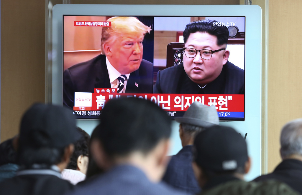 La Corée du Nord a menacé mercredi d'annuler le sommet prévu le 12 juin entre son dirigeant Kim Jong Un et le président américain Donald Trump.