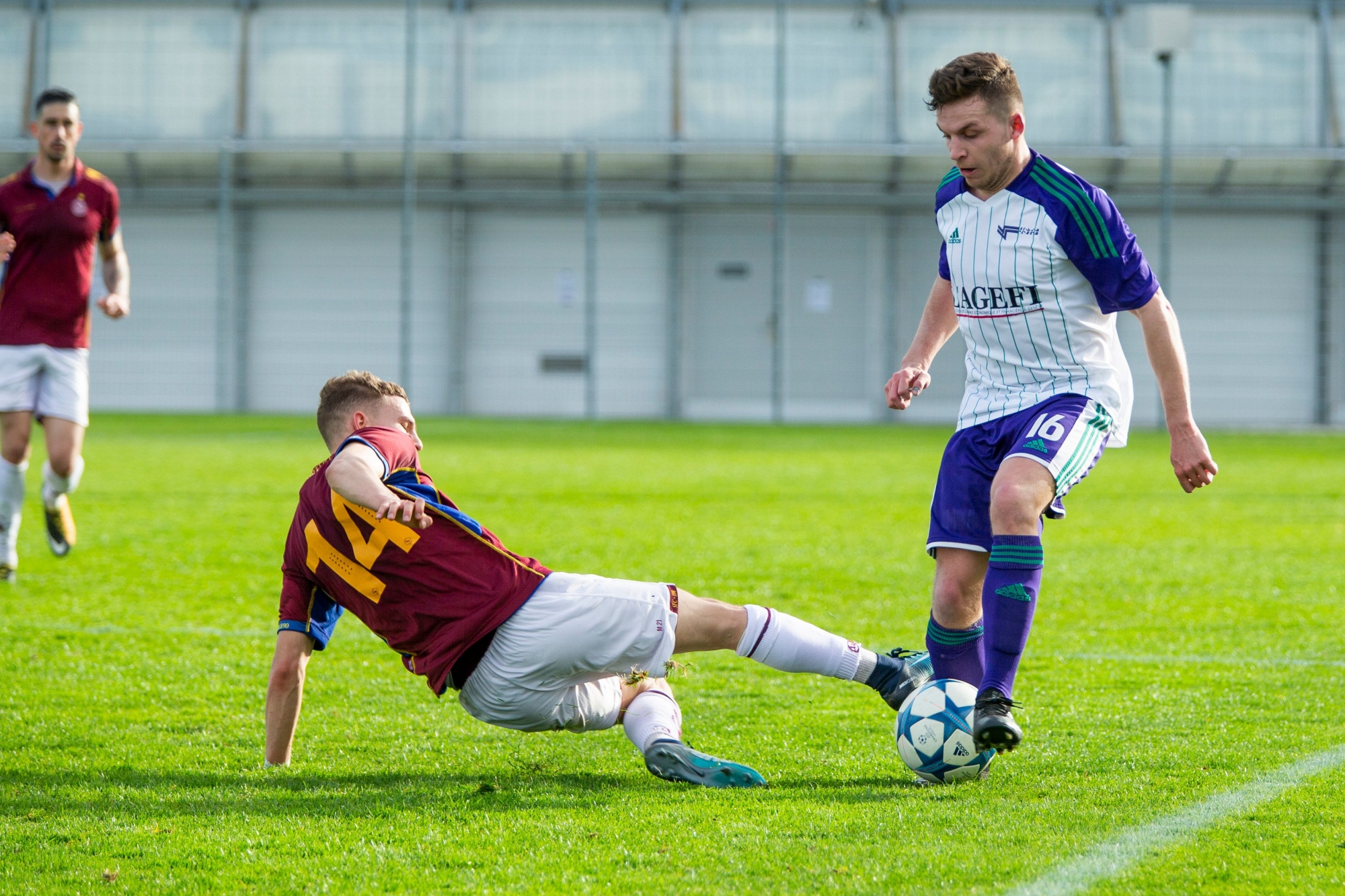 Coppet, samedi 7 avril 2018
Rojalets, Football, 2e ligue interrégionale, US Terre Sainte - Servette FC M21. #16 Théo Di Rosa 

© Sigfredo Haro