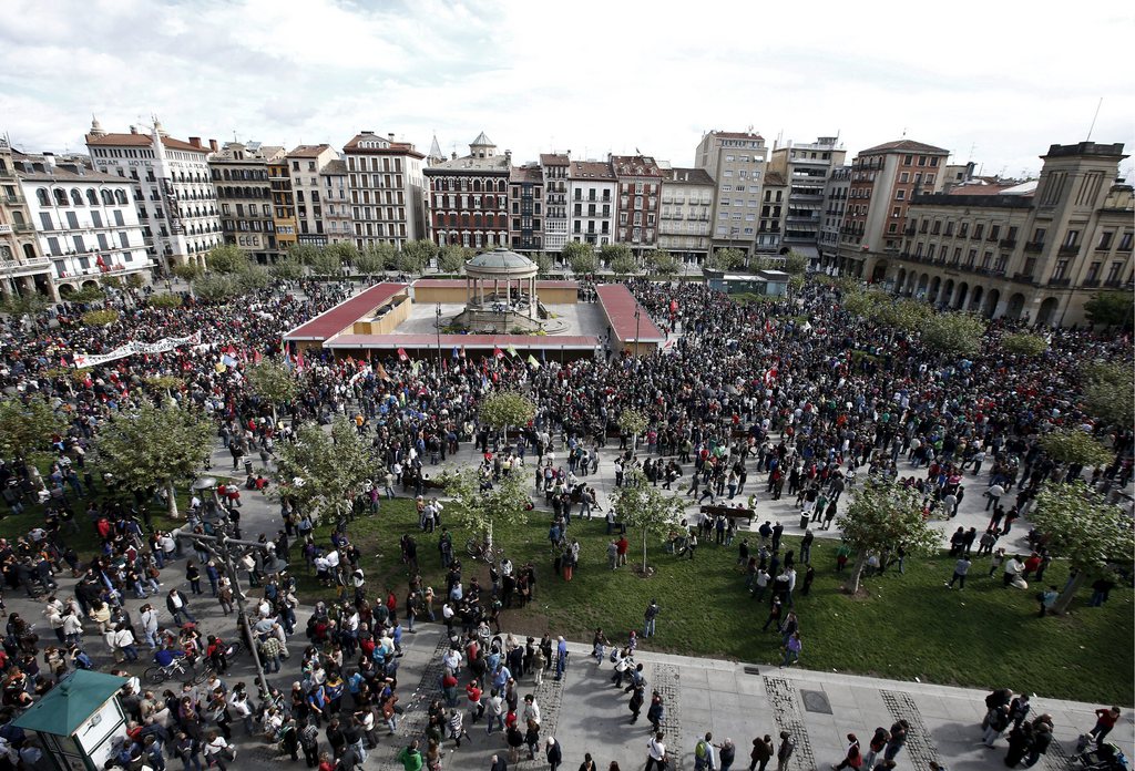 De nombreuses manifestations sont organisées en Espagne pour lutter contre les mesures d'austérité imposées.