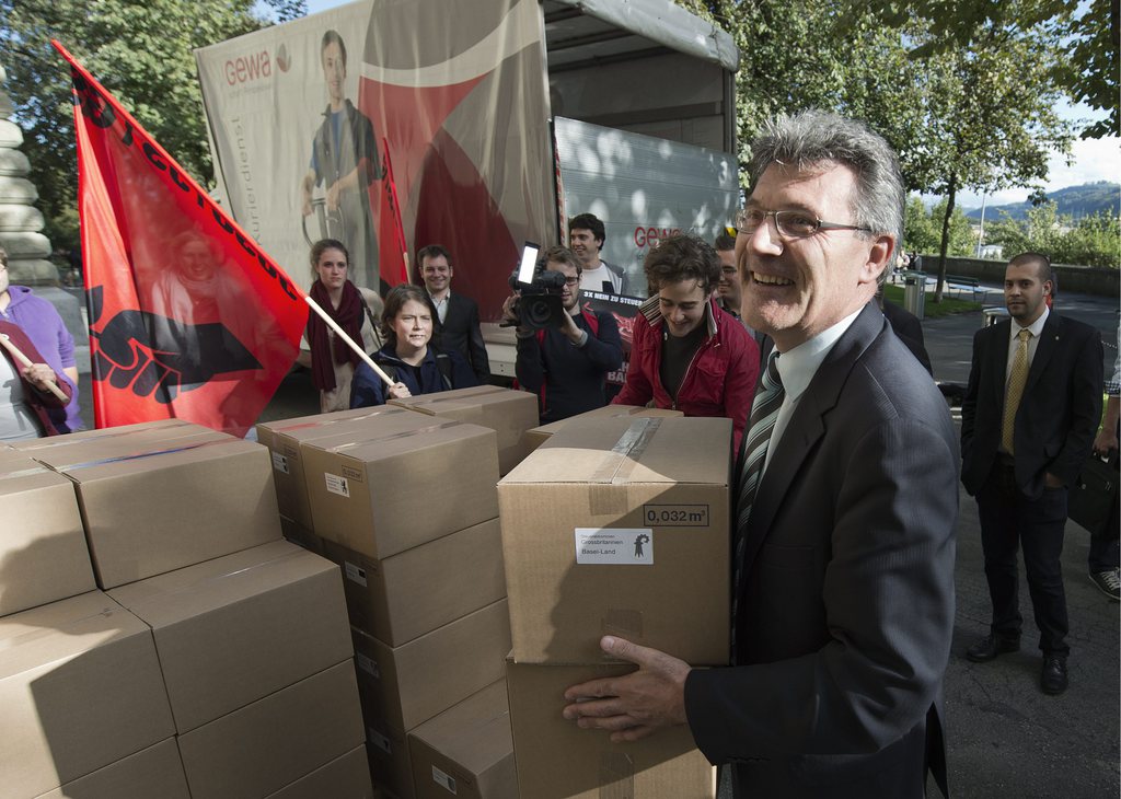 Les signatures avaient été déposées à la fin septembre dernier.