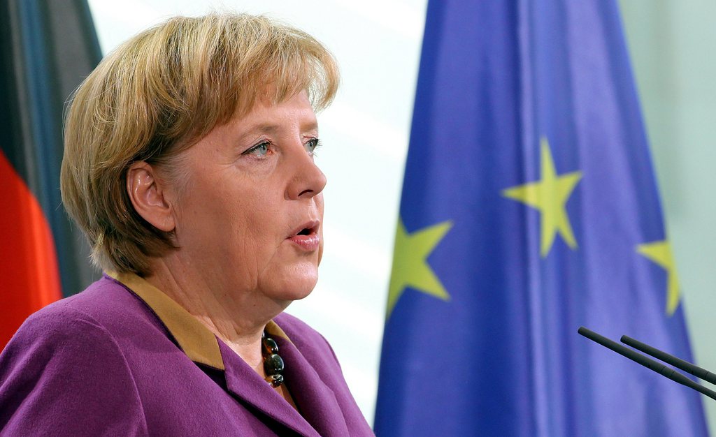 Angela MerkelLa chancelière avait déjà pris position pour un maintien de la Grèce dans la zone euro lors d'un déplacement à Athènes la semaine dernière.
