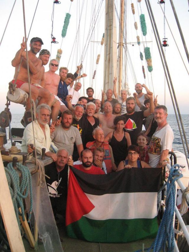 Le vaisseau Estelle a été empêché de briser le blocus maritime de Gaza, par les forces israéliennes. 