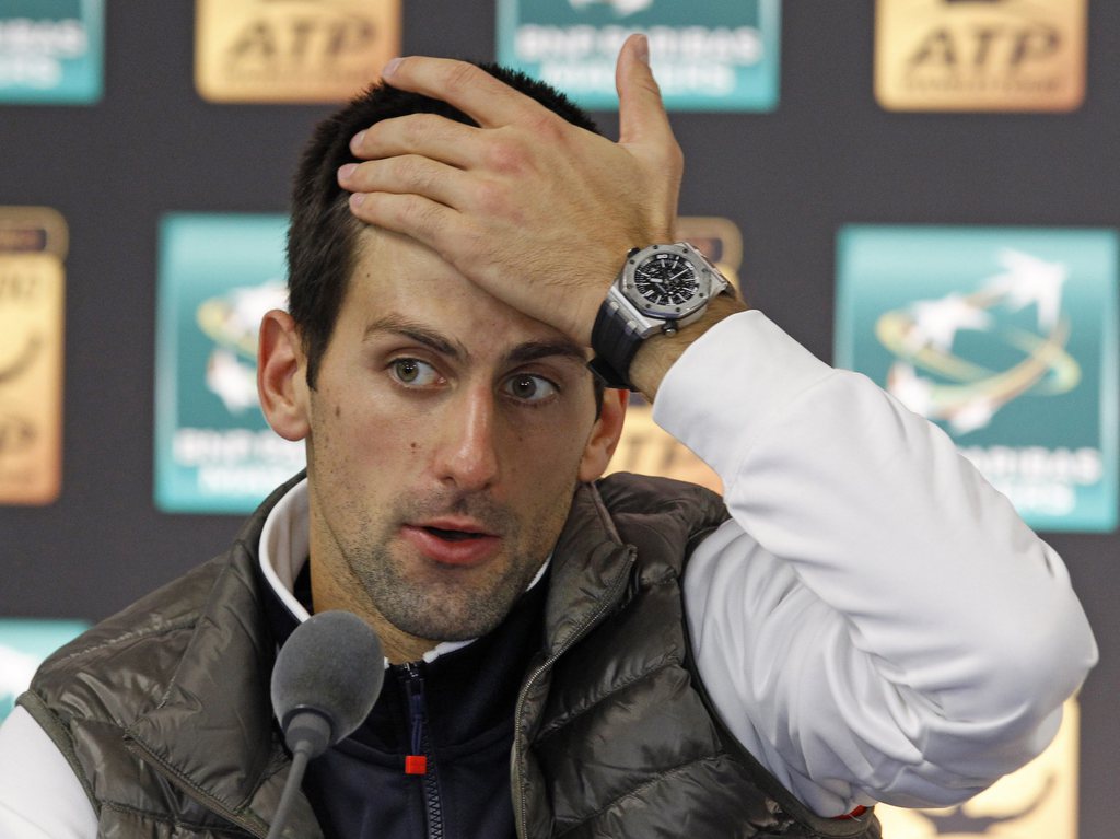 Le Serbe Novak Djokovic a été éliminé d'entrée de jeu au Masters 1000 de Paris-Bercy.