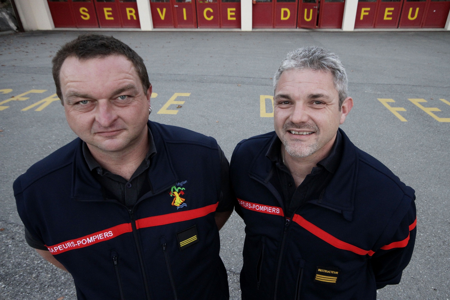 Stéphane Felder succède à Stéphane Pichon au commandement du SDIS Gimel-Région.
Sapeurs pompiers de Gimel.
(Samuel Fromhold/La Côte)