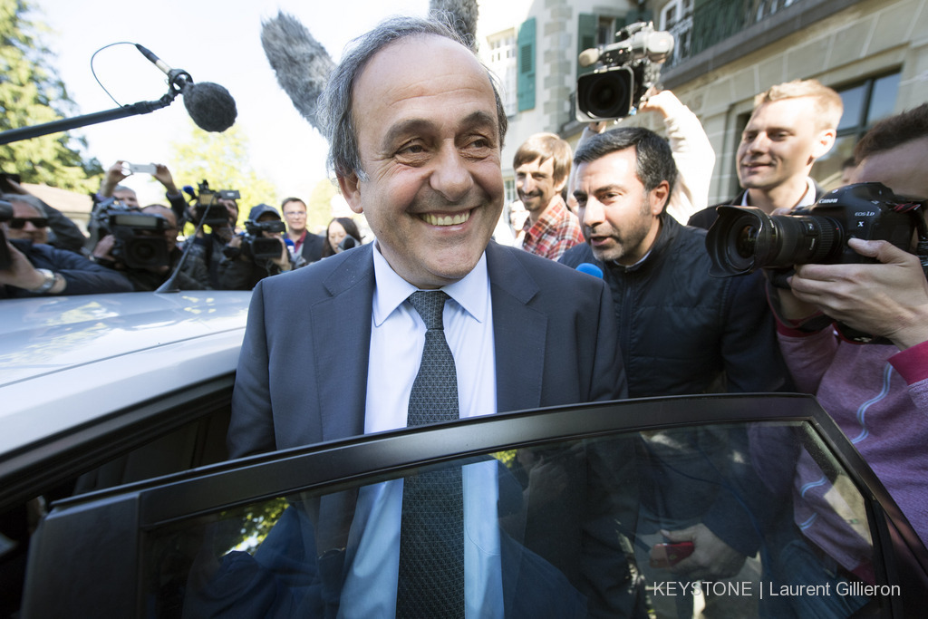 Michel Platini n'exclut pas de se présenter à la présidence de la FIFA en 2019.
