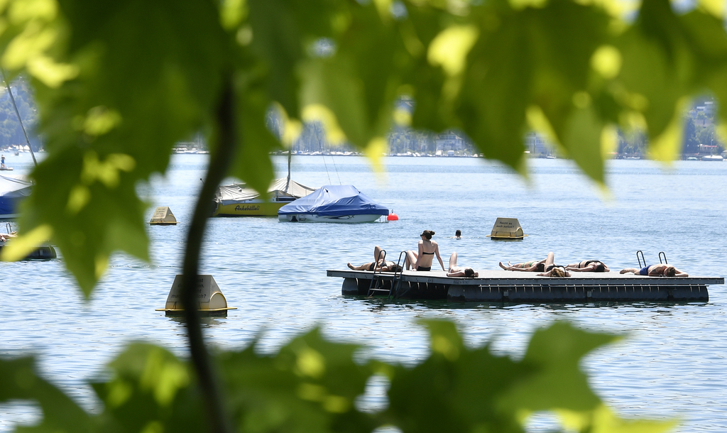 C'est au Tessin et dans le Valais que les températures les plus élevées ont été enregistrées.