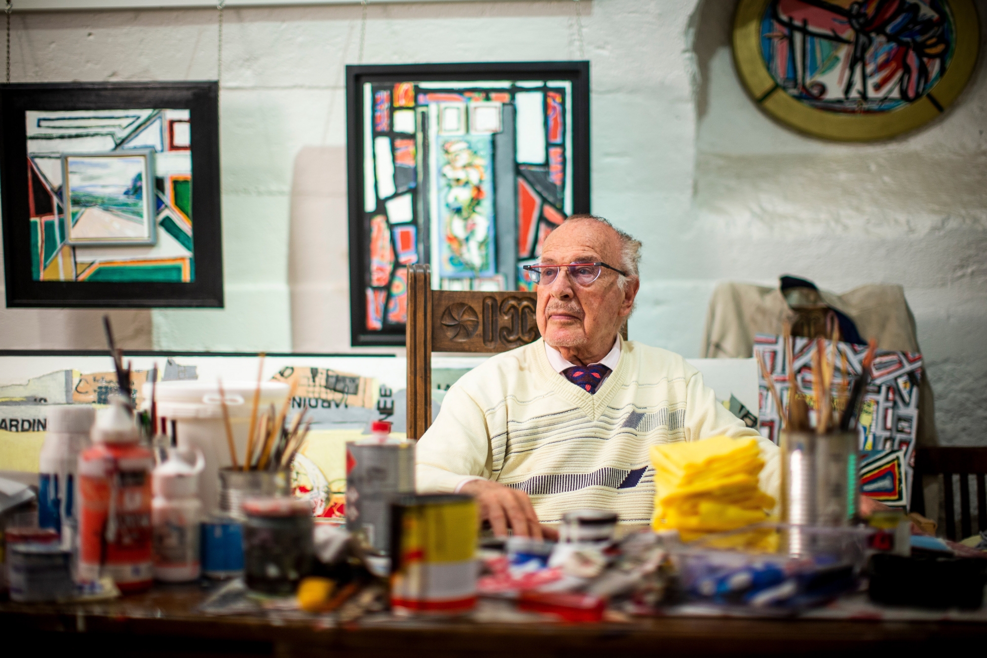 Boris Vansier a fêté ses 90 ans chez lui, à Saint-Cergue.