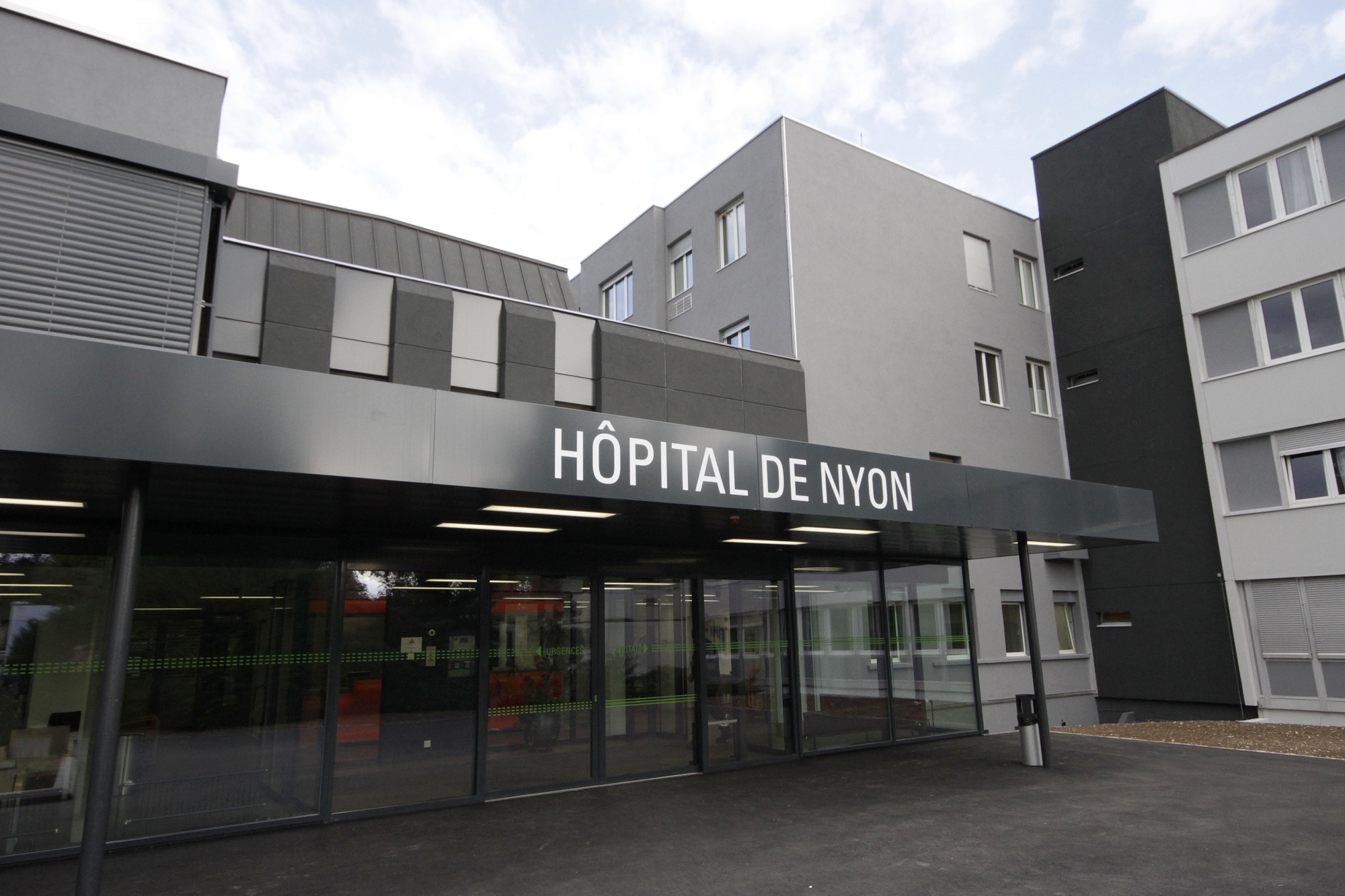 Le vol a eu lieu dans la salle d'attente de l'Hôpital de Nyon.