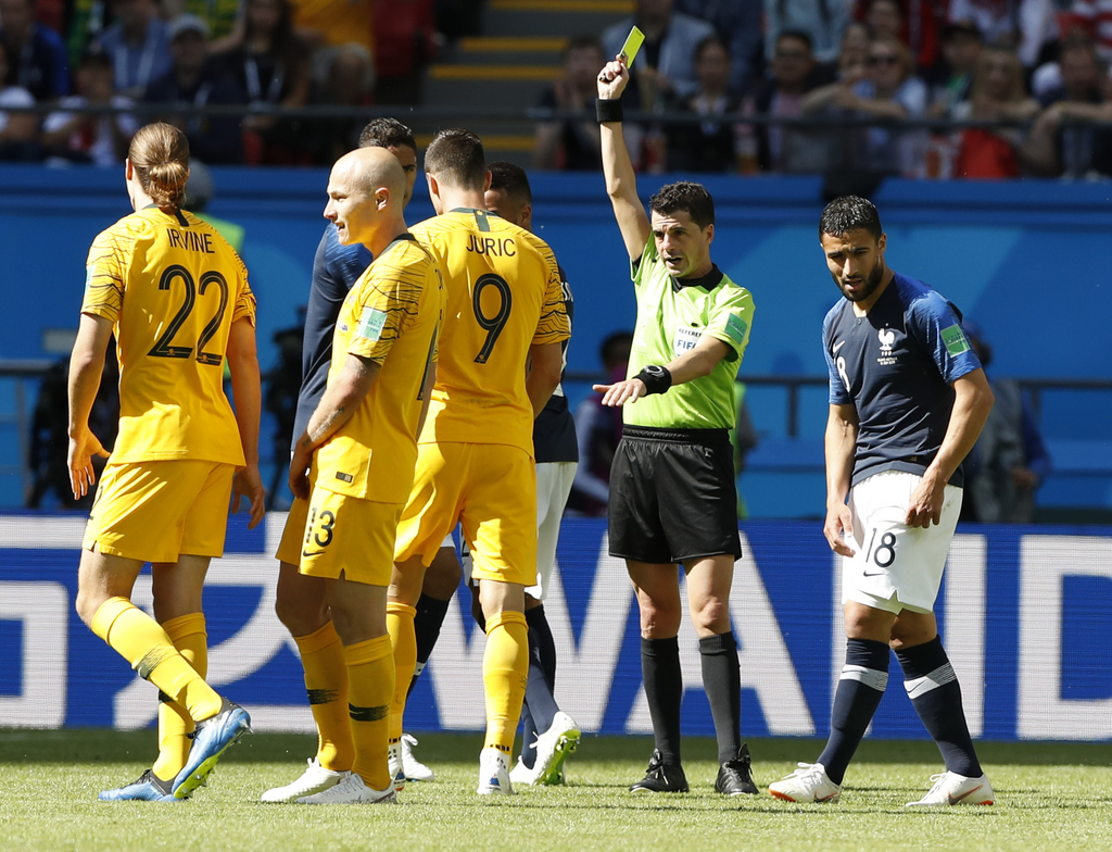 L'arbitre uruguayen Andres Cunha avait arbitré France - Australie lors du tour préliminaire.