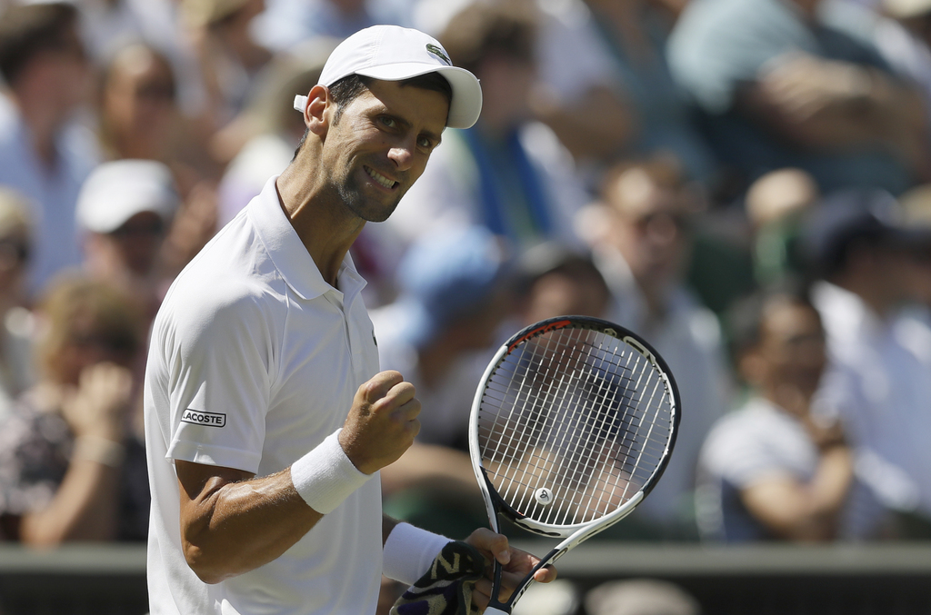 Novak Djokovic remporte la finale de WImbledon.