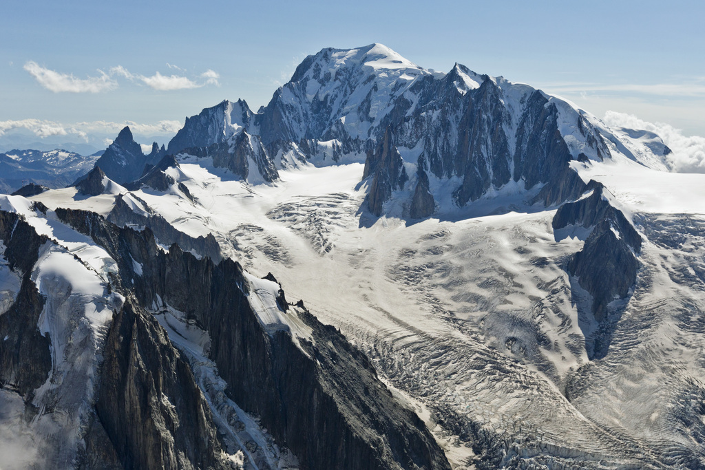  Trois alpinistes d'une même cordée sont morts dans le massif du Mont-Blanc.