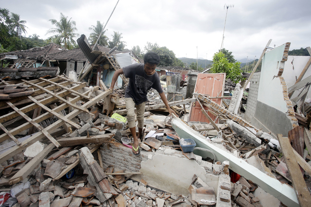 Un tremblement de terre a déjà fait plus de 460 morts deux semaines auparavant à Lombok.