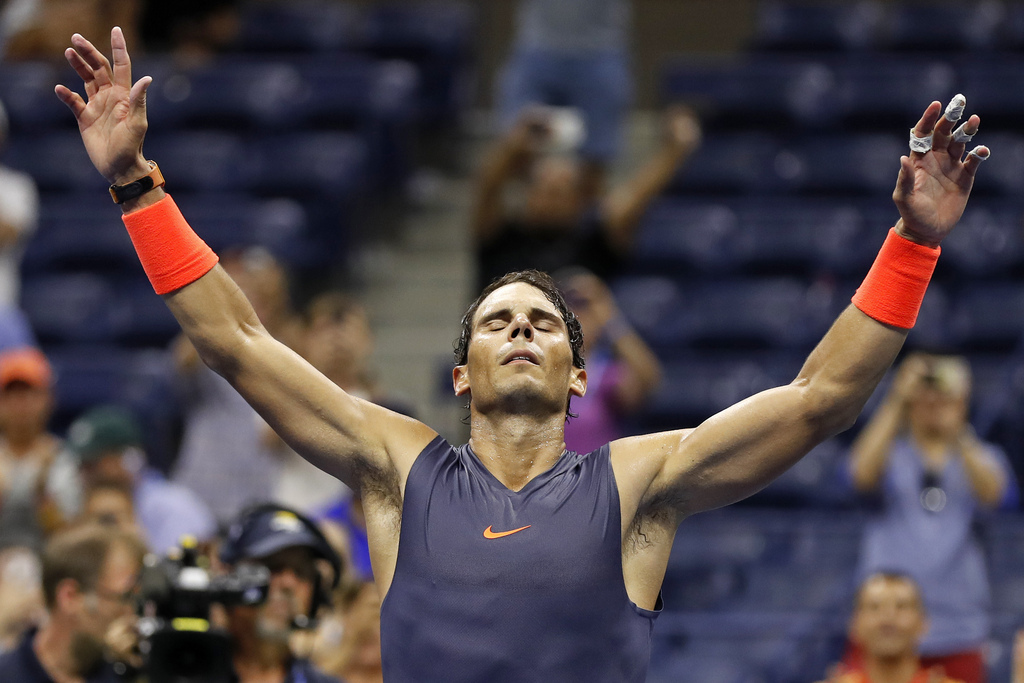 Tenant du titre, Rafael Nadal retrouvera samedi Juan Martin del Potro en demi-finale.