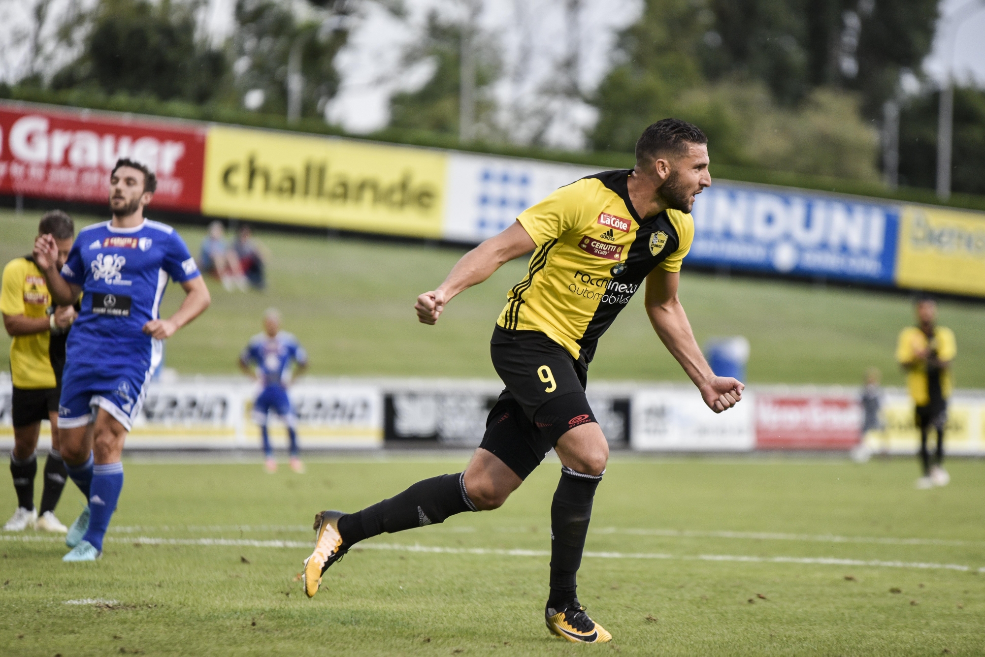 Le Stade Nyonnais et son buteur, Karim Chentouf, défieront Grasshopper en 16e de finale de la Coupe de Suisse.