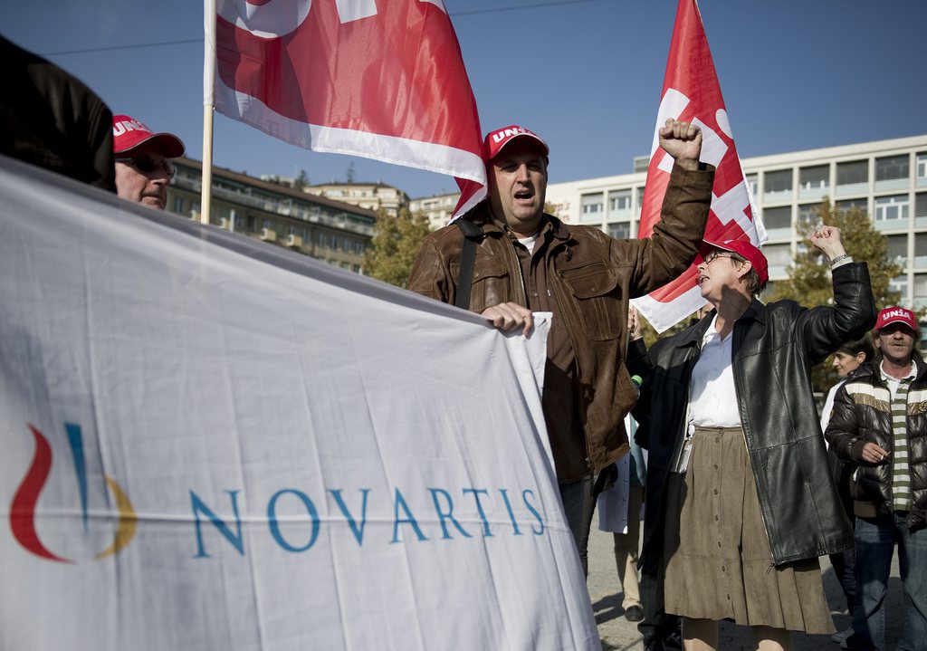 Le syndicat Unia exige que Novartis mette immédiatement un terme à sa stratégie de démantèlement de ses sites suisses.