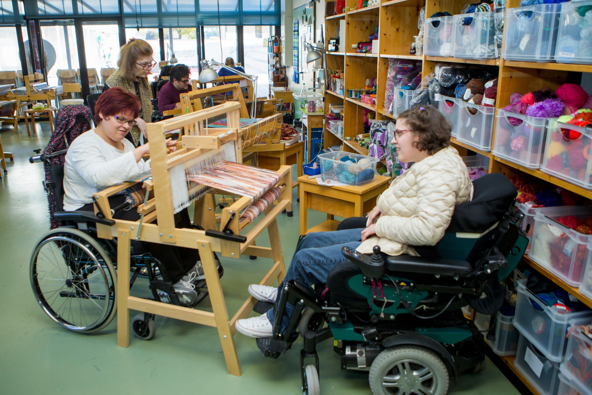 La fondation Cité Radieuse à Echichens accueille des personnes en situation de handicap.