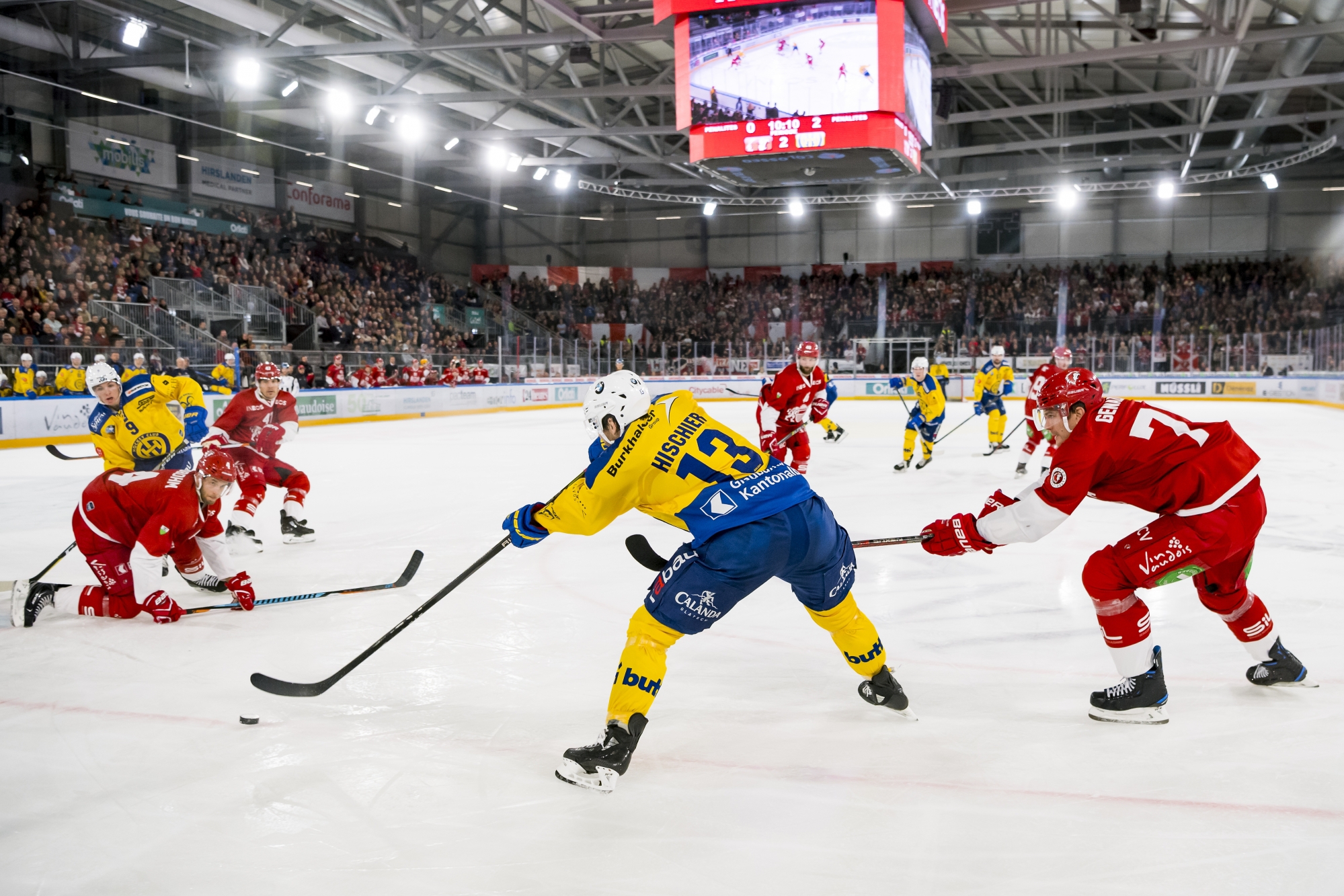 Le Lausanne HC pourrait récupérer son joueur majeur plus rapidement que prévu (photo d'illustration).