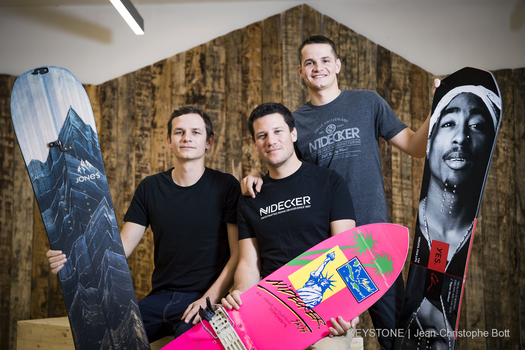 Les trois frères, Xavier, Henry et Cédric Nidecker ont repris les rênes de l'entreprise familiale et ils veulent la faire grandir.