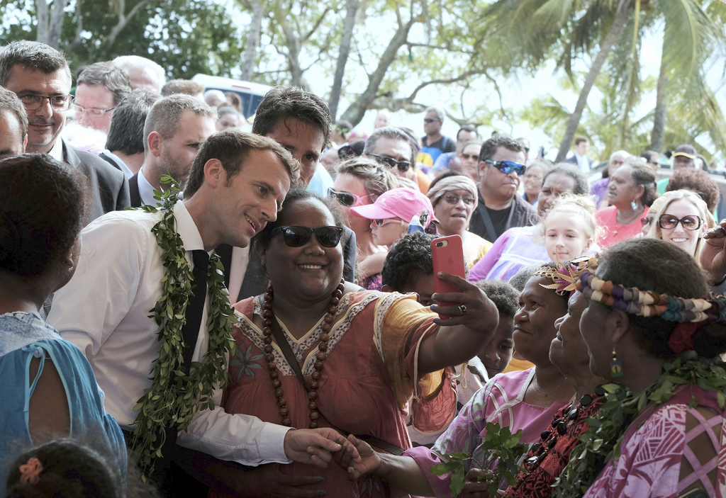 Selon le président français Emmanuel Macron, "la France serait moins belle sans la Nouvelle-Calédonie".