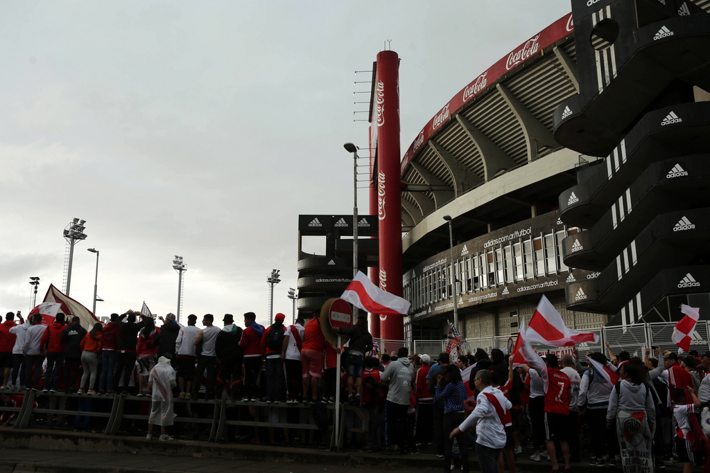 Les fans de River Plate (photo) devront revenir dimanche...