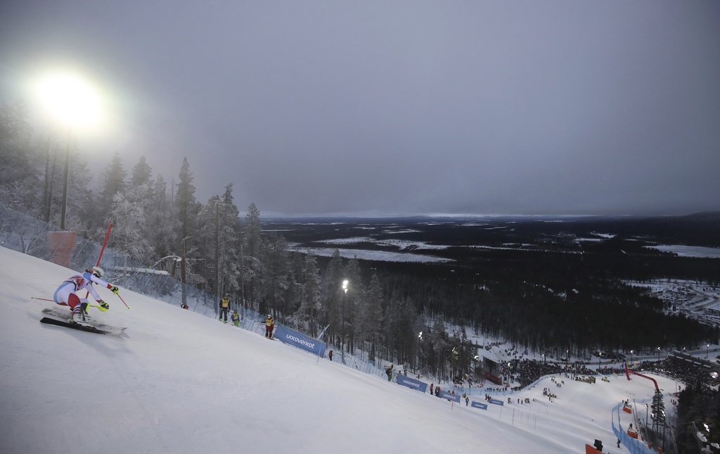 Le départ du slalom féminin de Levi est retardé de 45 minutes en raison du vent qui souffle sur la station finlandaise. (archives)