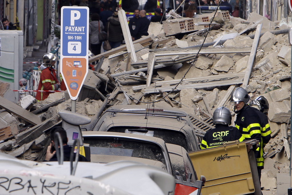 L'effondrement de deux immeubles à Marseille, la semaine dernière, avait fait huit morts. 