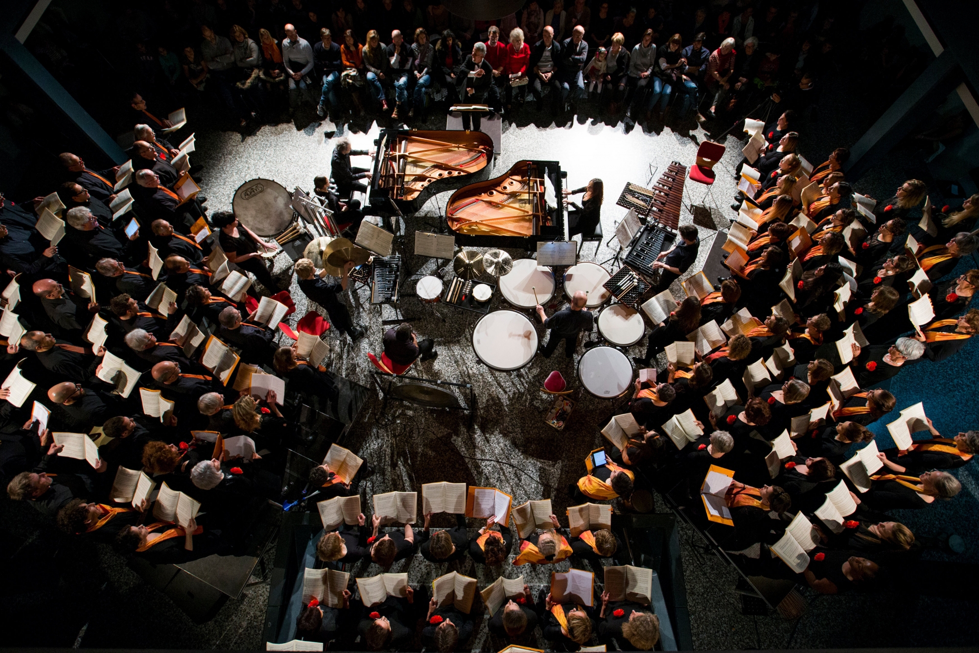 L'Ensemble choral de la Côte lors d'un concert en 2016.