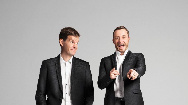 Yann Lambiel et Marc Donnet-Monay font équipe dans leur spectacle humoristique "Nous".