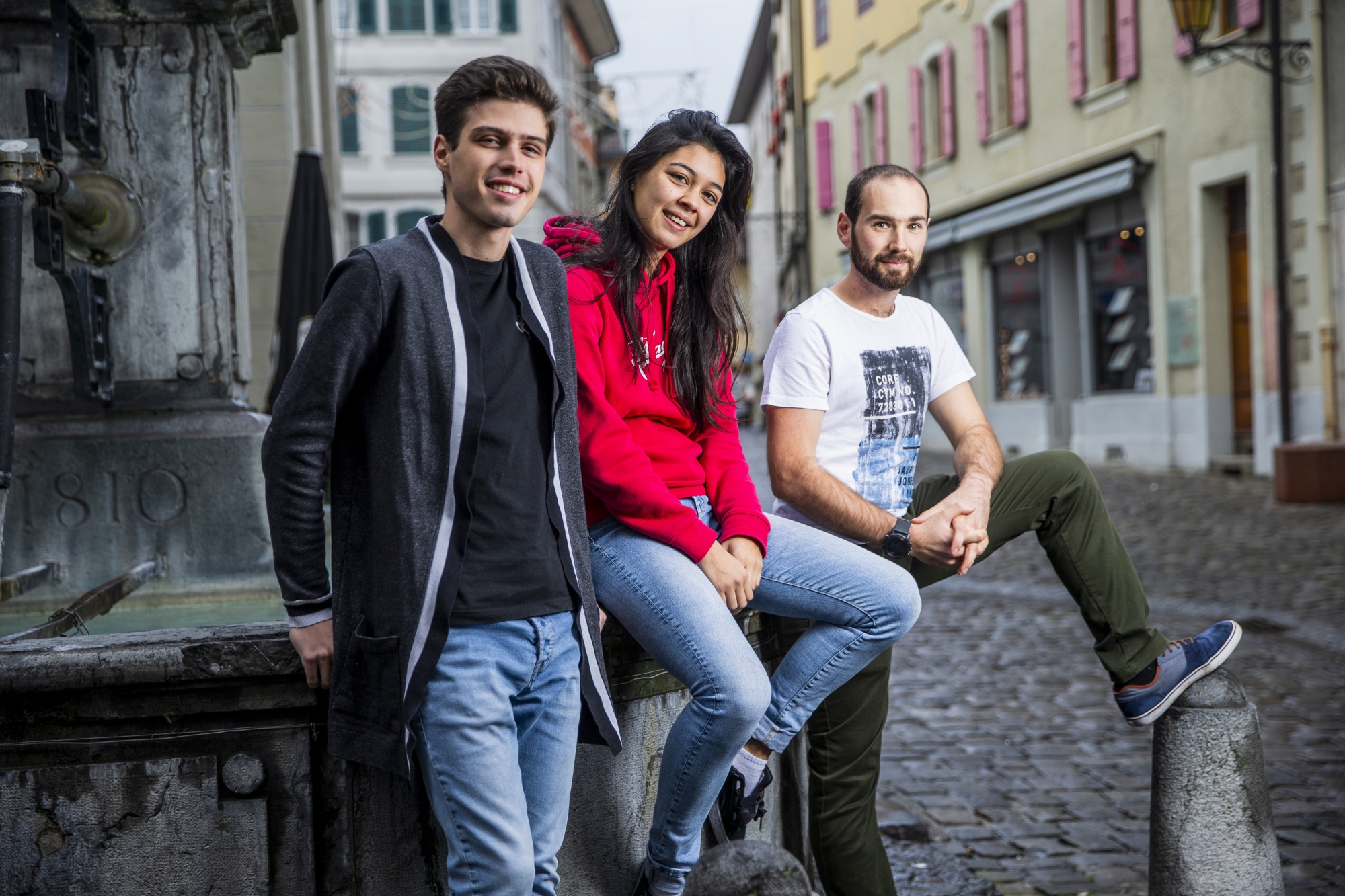 A 19, 20 et 24 ans, Alexandre Legrain, Mireille Ryf et Damien Richard s'engagent pour la jeunesse de leur région.