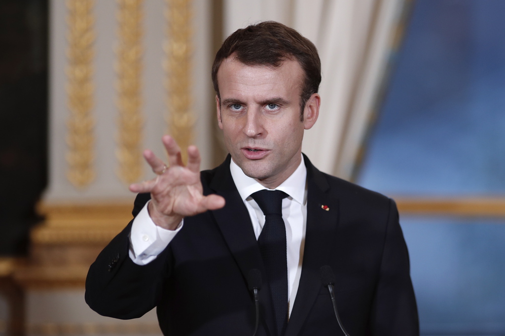 Le président français Emmanuel Macron adressera ses voeux à la population lundi soir, à 20h00.