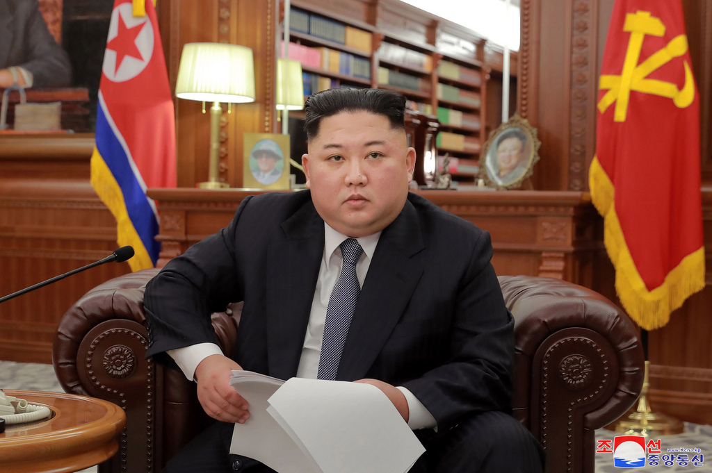Lors de son allocution retransmise par la télévision nord-coréenne Kim Jong-un a ainsi affirmé qu'il y aurait une plus grande avancée sur la question de la dénucléarisation si les Etats-Unis prenaient les mesures "appropriées".