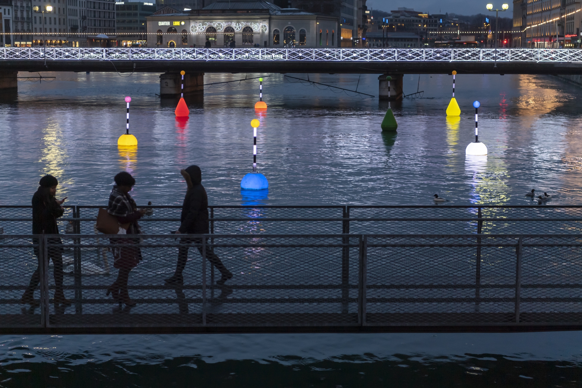 Le tourisme à Genève s'appuie sur plusieurs événements, comme le festival des lumières (photo d'illustration).