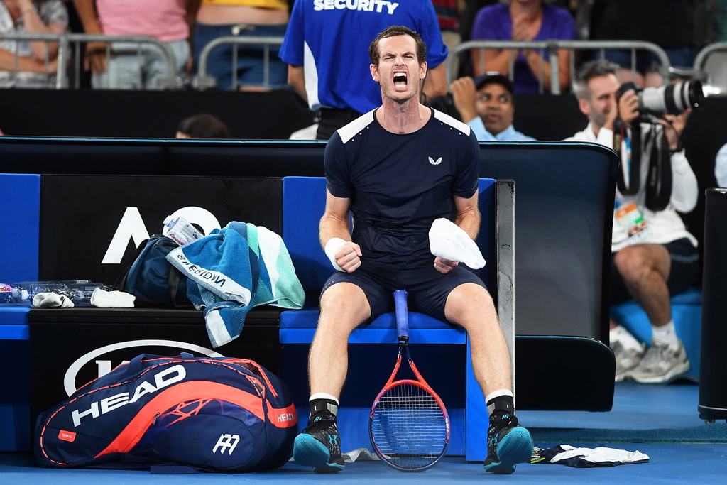 Andy Murray a combattu avec rage.