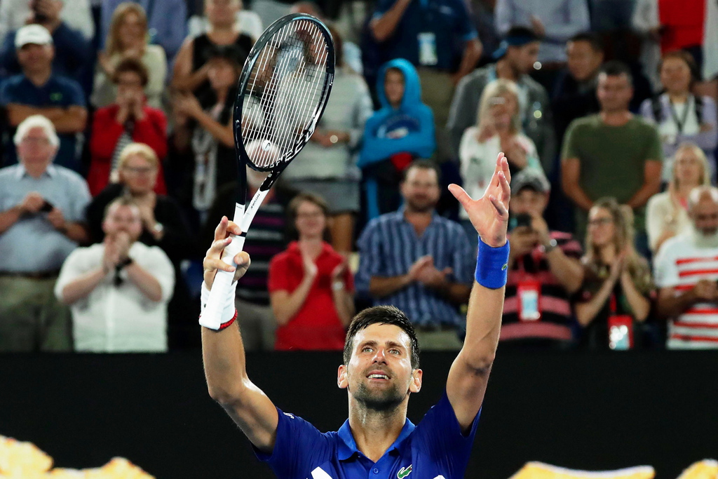 Novak Djokovic peut souffler, il est parvenu à bout de son adversaire.