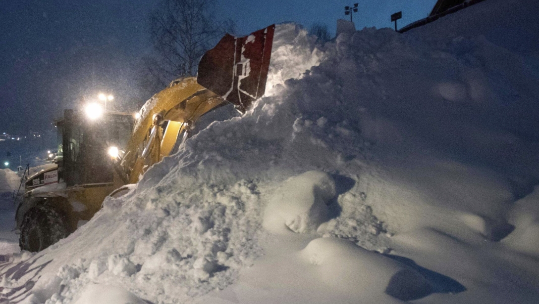 Il est tombé 3 mètres de neige à St-Anton, rendant impossible la tenue de compétition ce week-end.