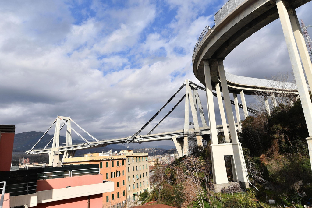 En août dernier, l'effondrement du viaduc de Gênes avait fait 43 morts. 