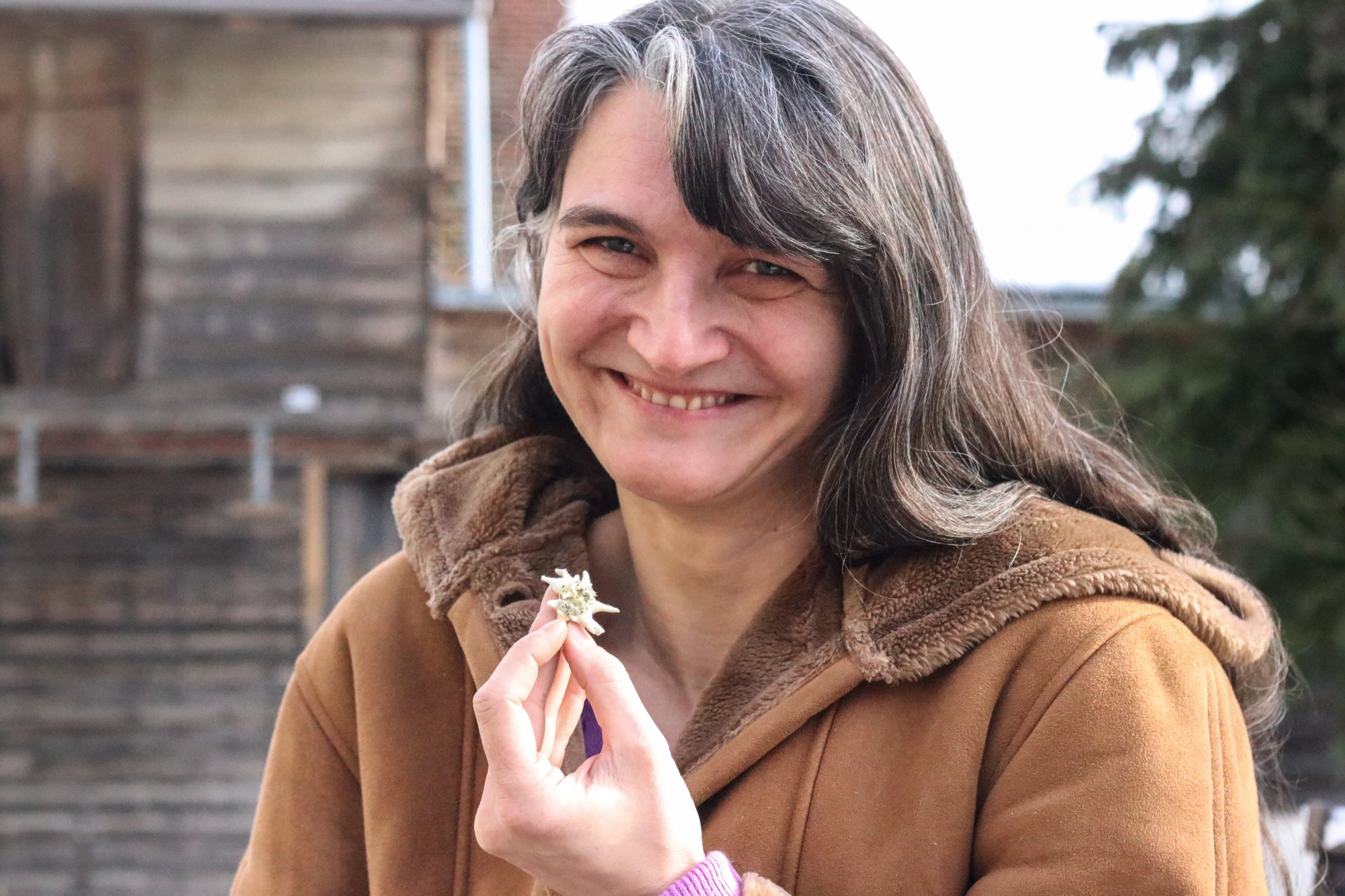 Caroline Cuennet s'est passionnée pour les edelweiss qu'elle cultive à Saint-Cergue et bientôt à Gingins.