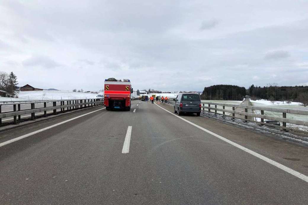 L'accident mortel a eu lieu lundi sur l'A1, près de Gossau, dans le canton de Saint-Gall.