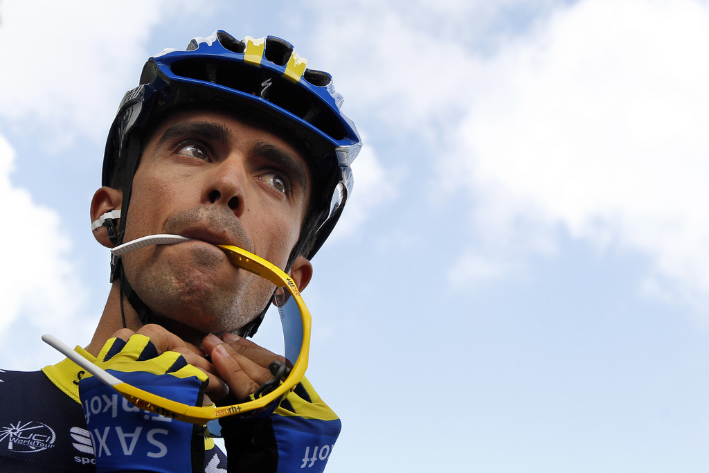 Le cycliste espagnol Alberto Contador fait son retour à l'Eneco Tour après avoir purgé sa suspension pour dopage.